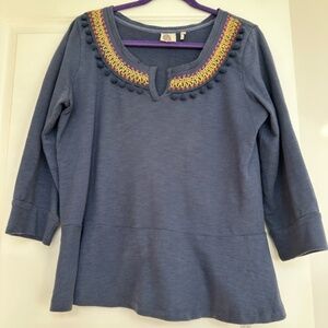 Lilka Toorie Embroidered Top | ANTHROPOLOGIE